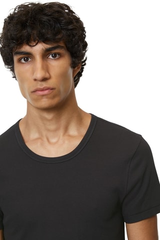 2 camisetas de algodón orgánico - Negro