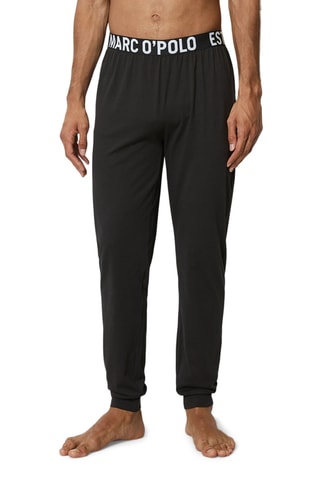 Pantalón de pijama de algodón orgánico - Negro