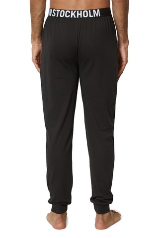 Pantalón de pijama de algodón orgánico - Negro