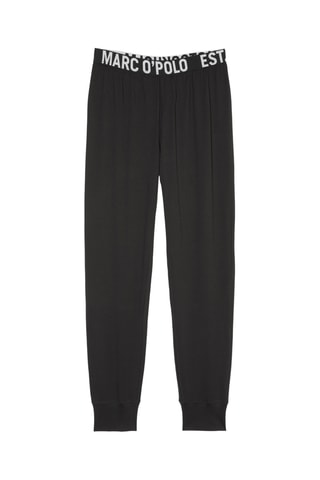 Pantalón de pijama de algodón orgánico - Negro