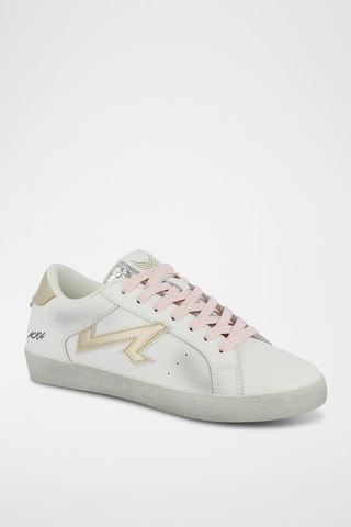 Baskets en cuir Baglia - Blanc