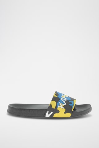 Claquettes Doral - Bleu et jaune