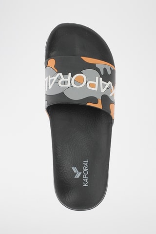 Claquettes Doral - Gris et orange
