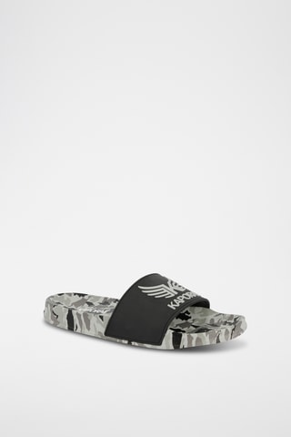 Claquettes Becal  - Noir et blanc