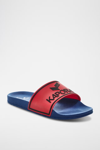 Claquettes Bivik - Bleu marine et rouge
