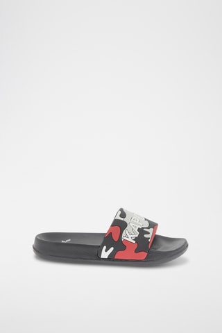 Claquettes Boraly - Rouge et noir