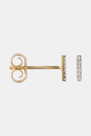 Boucles d'oreilles Precious Barrette - Or jaune et diamants