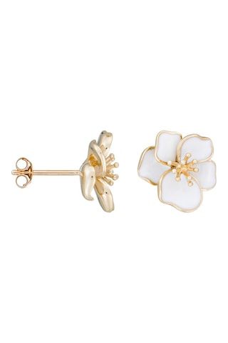 Puces Orchidée - Or jaune
