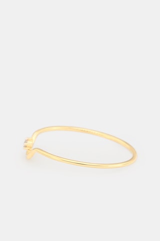 Solitaire Pudeur - Or jaune et diamant