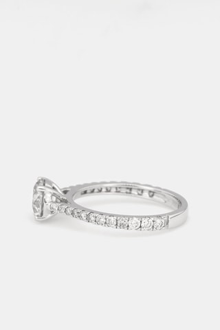 Solitaire Royal - Or blanc et diamants