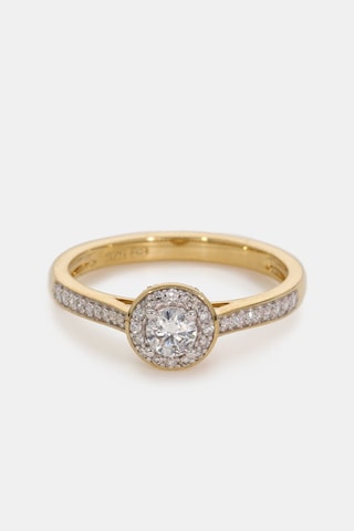 Bague Brillant Somptueux - Or jaune et diamants