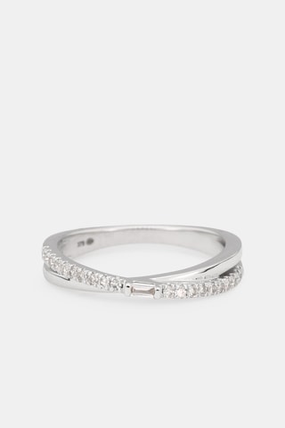 Bague Blue Tear - Or blanc, diamants et saphir