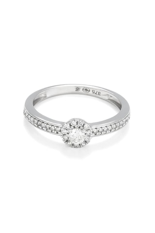 Bague Chioné - Or blanc et diamants