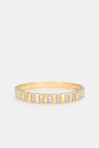Alliance Linéa - Or jaune et diamants