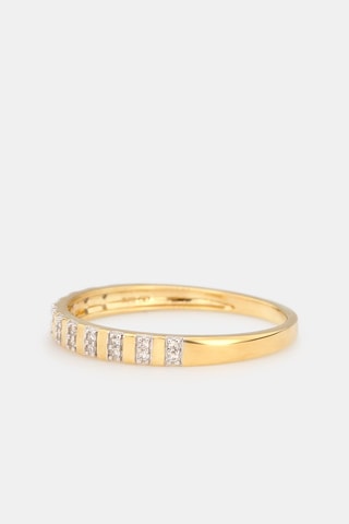 Alliance Linéa - Or jaune et diamants