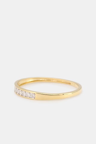 Alliance Romantic Love - Or jaune et diamants
