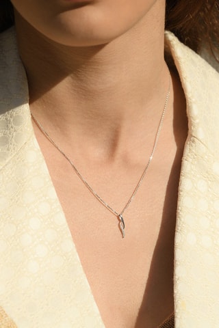 Pendentif Life - Or blanc et diamants
