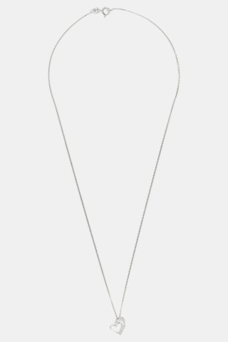 Pendentif Two Hearts  - Or blanc et diamants