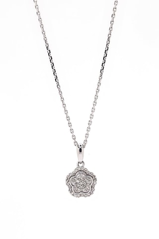 Pendentif Blair - Or blanc et diamants 