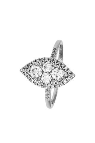 Bague Rosalinde - Or blanc et diamants