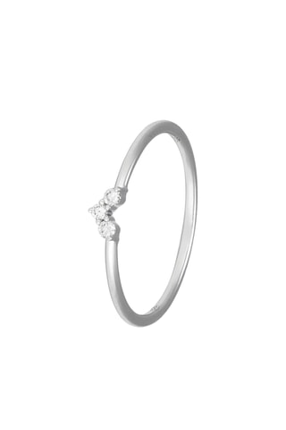 Bague Luisa - Or blanc et diamants