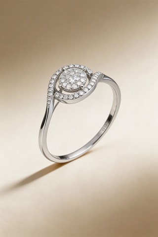 Bague Véria - Or blanc et diamants