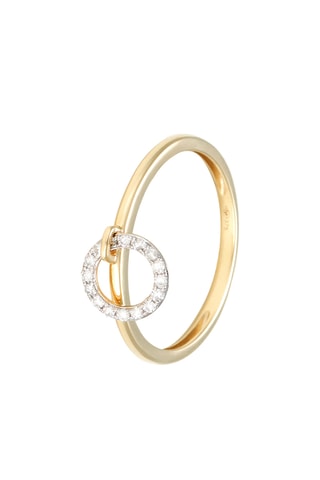Bague Soléa - Or jaune et diamants