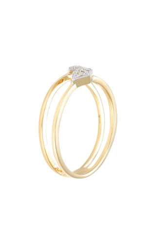 Bague Tehanie - Or jaune et diamants