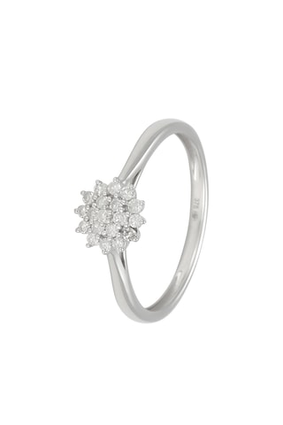 Bague Soleia - Or blanc et diamants