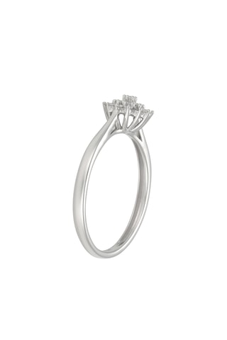 Bague Soleia - Or blanc et diamants