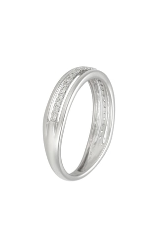 Bague Diania - Or blanc et diamants