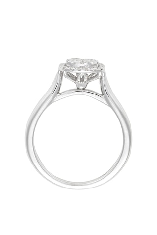 Bague Carré étincelant - Or blanc et diamants