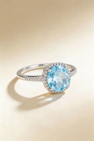 Bague Rio Grande - Or blanc, diamants et améthyste
