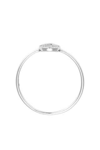 Bague Goutte Tendresse - Or blanc et diamants