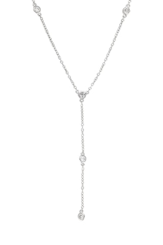 Collier Rêve céleste - Or blanc et diamants
