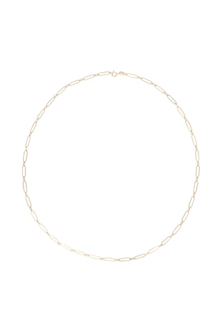 Collier Paperclip - Or jaune