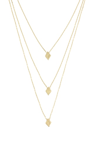 Collier Losange - Or jaune