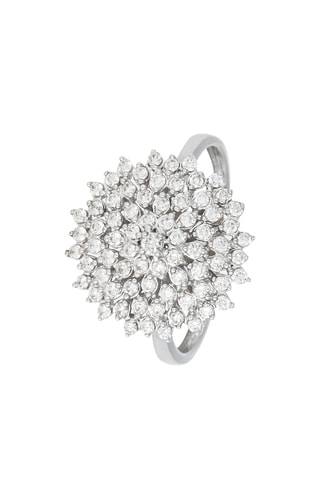 Bague Gathas - Or blanc et diamants