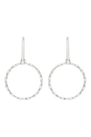 Boucles d'oreilles Eunomie - Or blanc et diamants