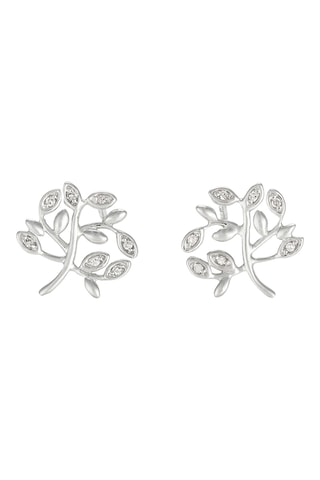 Puces Arbol de la vida - Or blanc et diamants