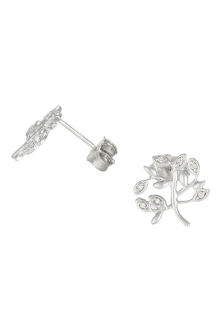Puces Arbol de la vida - Or blanc et diamants