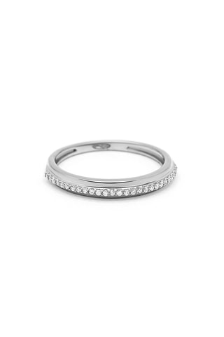 Bague Lourdes - Or blanc et diamants