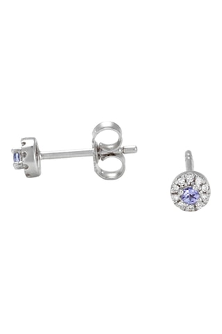 Puces Oakley - Or blanc, diamants et tanzanites