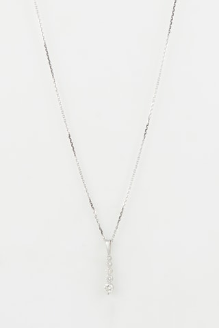 Pendentif - Or blanc et diamants