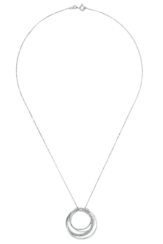 Pendentif Hypnotisant - Or blanc et diamants