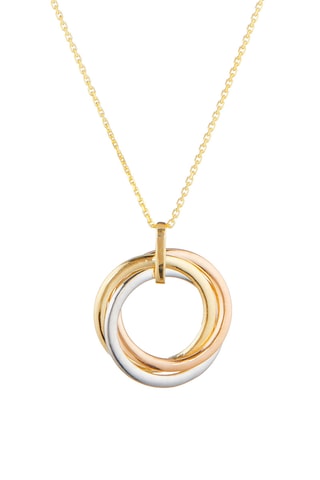 Pendentif - Or jaune, or blanc et or rose