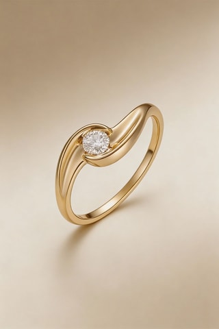 Bague Kyoto - Or jaune et diamant