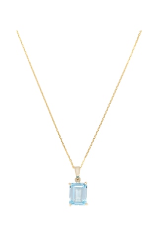 Pendentif Shanya - Or jaune et topaze