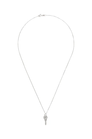 Pendentif Cyrène - Or blanc et diamants