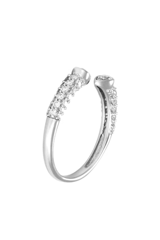 Bague Paloma - Or blanc et diamants